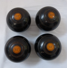 wooden lawn bowls for sale  IPSWICH