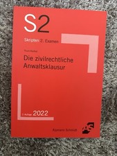 Zivilrechtliche anwaltsklausur gebraucht kaufen  Langenfeld (Rheinland)