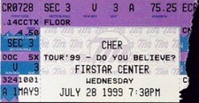 Cher tour believe for sale  Minneapolis