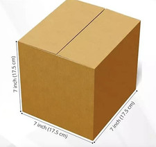 100 caixas de papelão 7x7x7 caixa de papelão ondulado envio pelo correio 100 peças na embalagem comprar usado  Enviando para Brazil