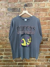 Camisa Vintage Queens Of The Stone Age Cinza Escuro Extra Grande 2002, usado comprar usado  Enviando para Brazil