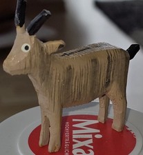 Holz figur ziege gebraucht kaufen  Montabaur