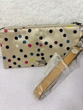 Thirty-One Runway Mini Dot Via Night com alça bolsa de embreagem 7 1/2 ” x 4” - NOVO comprar usado  Enviando para Brazil