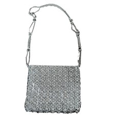 Antiga Bolsa de Mão Paco Rabanne para Walborg Metal Prata Corrente Antiga Bolsa Rara comprar usado  Enviando para Brazil