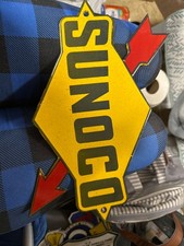 Porcelain sunoco sign for sale  Ishpeming
