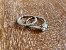 wedding ring set platinum for sale wedding ring set platinum for sale  Denver