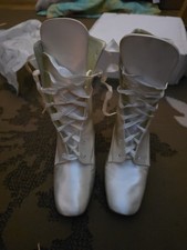 Ivory satin lace for sale  BROMLEY