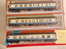 Carruajes Lima BR mixtos azul/gris x 3. 305321,305315. Como nuevo estado. Escala OO.En caja segunda mano  Embacar hacia Mexico