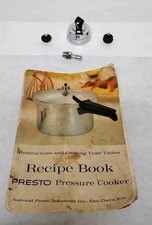 Panela de pressão Presto-regulador-2 plugues de ventilação de borracha-tubo de ventilação-livro-mod A403A comprar usado  Enviando para Brazil