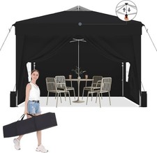 Folding gazebo black for sale  SALFORD