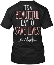 Camiseta Easy-care Its A Beautiful Day To Save Lives - É feita nos EUA P a 5XL comprar usado  Enviando para Brazil