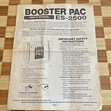 Original booster pac for sale  Albany