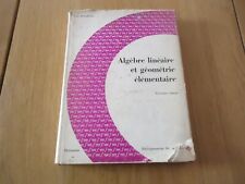 Algebre lineaire geometrie d'occasion  Einville-au-Jard