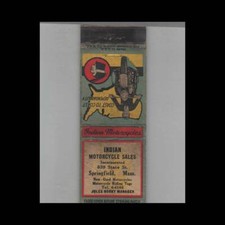 Matchbook cover indian for sale  Raymond