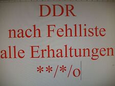 Briefmarken ddr fehlliste gebraucht kaufen  Zeitz