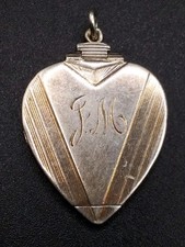 Vintage silver heart for sale  BRADFORD