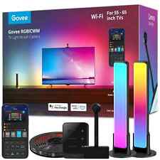 Kit de luz de TV Govee Wi-Fi RGBICWW luzes de tira de LED 55-65" TV H605D comprar usado  Enviando para Brazil