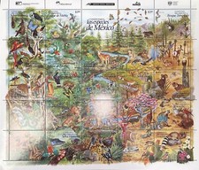 México #1995 (1996 Animales en Peligro de Extinción hoja de 25) MUY VFMNH CV $24.00 segunda mano  Embacar hacia Mexico