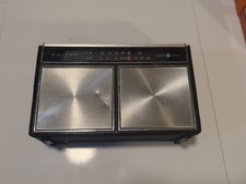 Rádio portátil antigo Philco preto e prata AM/FM, usado comprar usado  Enviando para Brazil