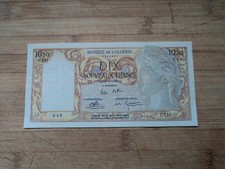 Billet algerie francs d'occasion  Esvres