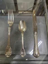 Utensílios Saddam Hussein águia iraquiana no cabo fabricante de christofle marca registrada 6,75 comprar usado  Enviando para Brazil