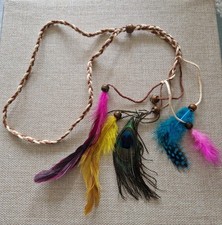 Haarschmuck mehrfarbig federn gebraucht kaufen  Bielefeld