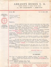 Facture 1935 abrasifs d'occasion  France