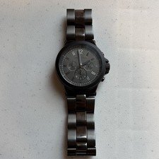 Relógio Michael Kors Mk-8205 Dylan Gunmetal preto cronógrafo nova bateria comprar usado  Enviando para Brazil