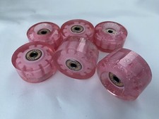 Sunset Skateboard Co. Flare LED acende rodas rosa 55 mm com rolamentos ABEC-9 comprar usado  Enviando para Brazil