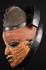 23393 Máscara Yoruba Africana Antigua / Máscara Nigeria comprar usado  Enviando para Brazil