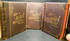 Antique Leather Bound Art And Artists Of Our Time (3) Volume Set (1888) GD-VG segunda mano  Embacar hacia Mexico