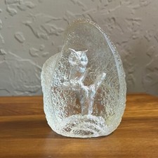J Pelt resina transparente vintage coruja em galho figura papel peso comprar usado  Enviando para Brazil