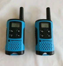 2x Rádio Bidirecional Motorola Talkabout T100TP, 22 Canais Walkie Talkie Testado Azul comprar usado  Enviando para Brazil