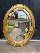 Oval wall mirror for sale  BIRMINGHAM