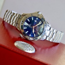 Omega seamaster blue for sale  SALFORD