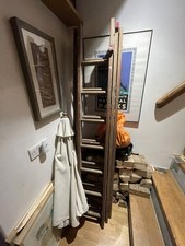 Wooden ladder triple for sale  HUDDERSFIELD