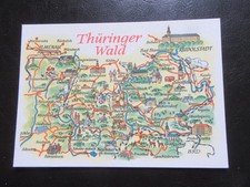 Thüringer wald landkarte gebraucht kaufen  Deutschland
