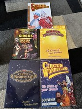Lot circus programmes for sale  CHRISTCHURCH