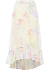 Chiffon volantsrock naturbeige gebraucht kaufen  Deutschland