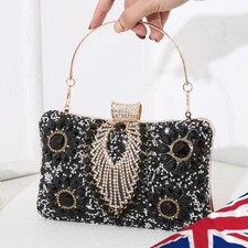 Usado, Carteira feminina da moda feminina de strass pequena de luxo para festa de casamento comprar usado  Enviando para Brazil