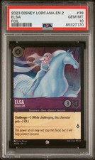 Luvas Disney Lorcana Elsa Off 39/204 Cold Foil PSA 10 erro de impressão errata comprar usado  Enviando para Brazil
