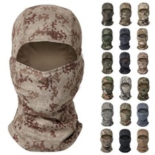 Usado, Máscara facial balaclava camuflagem tática caça exército militar airsoft chapéu de atirador comprar usado  Enviando para Brazil