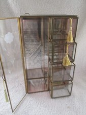 Brass glass mirrored for sale  Crowley