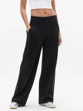 Calça ATHLETA Venice cintura alta perna larga XS X-Small | Preta #982868 Nova sem etiquetas comprar usado  Enviando para Brazil