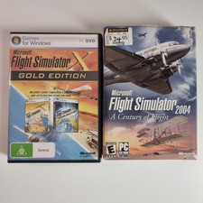 Microsoft Flight Simulator X Gold Edition Deluxe e 2004 Century Of Flight comprar usado  Enviando para Brazil