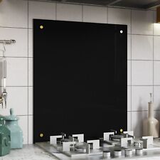 Vidro de cozinha preto temperado resistente ao calor BELOFAY Splashback  comprar usado  Enviando para Brazil