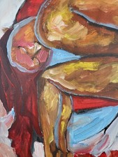 ölbild abstrakt gemälde gebraucht kaufen  Bad Münstereifel