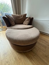 Dfs grey swivel for sale  POTTERS BAR