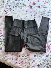 Black leather leggings for sale  BRISTOL