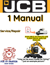 JCB JS 200W ESCAVADEIRA DE RODAS SERVIÇO OFICINA MANUAL PDF USB comprar usado  Enviando para Brazil